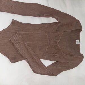 Abercrombie & Fitch Ribbed knit Bodysuit